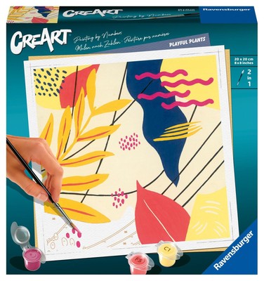 CreArt Adults Trend - Verspielte Pflanzen 