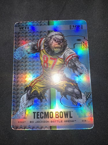 Bo Jackson Battle Arena Tecmo Bowl - Yeti Endzone Ice Foil Travis Kelce