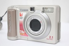 Can Be Used With Convenient Aa Batteries Canon Powershot A20 7.5X Gold Compact D