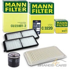 MANN-FILTER INSPEKTIONSPAKET FILTERSATZ A FÜR MAZDA 2 DE 1.3 1.5 BJ 07-15