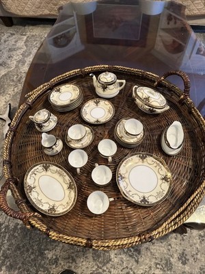Noritake Vintage Tea Set Complete 25 Pieces Including Serving Dishes