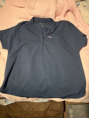 Figs Montex Scrub Top Dark Harbor Large