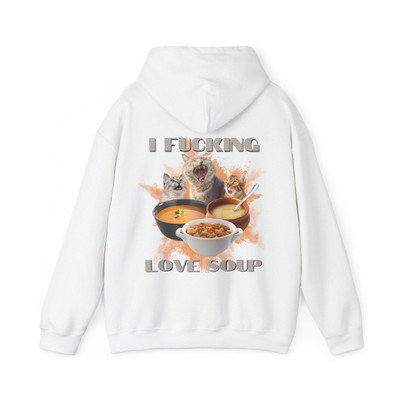 Cat Meme Hoodie Cozy Chaotic Humor Hoodie