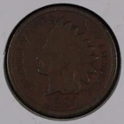 Indian Head Cent. 1891 Very Good. Lot # 9049-327-017