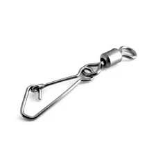 Rolling Swivel With Hook Snap Sea Fishing 2/0 1/0 2 4 6 8 10 qty 25, 50 & 100's