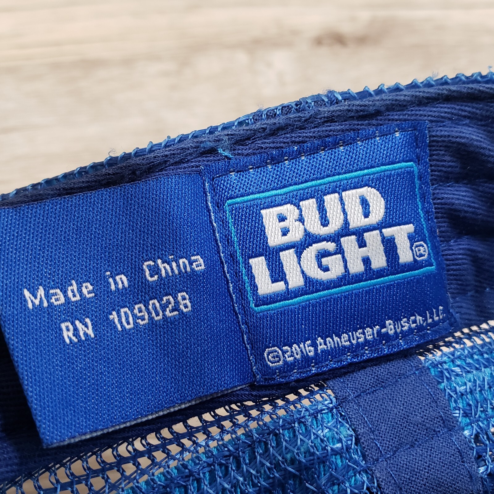 Bud Light Patch Trucker Hat Cap Snapback Side Str… - image 7