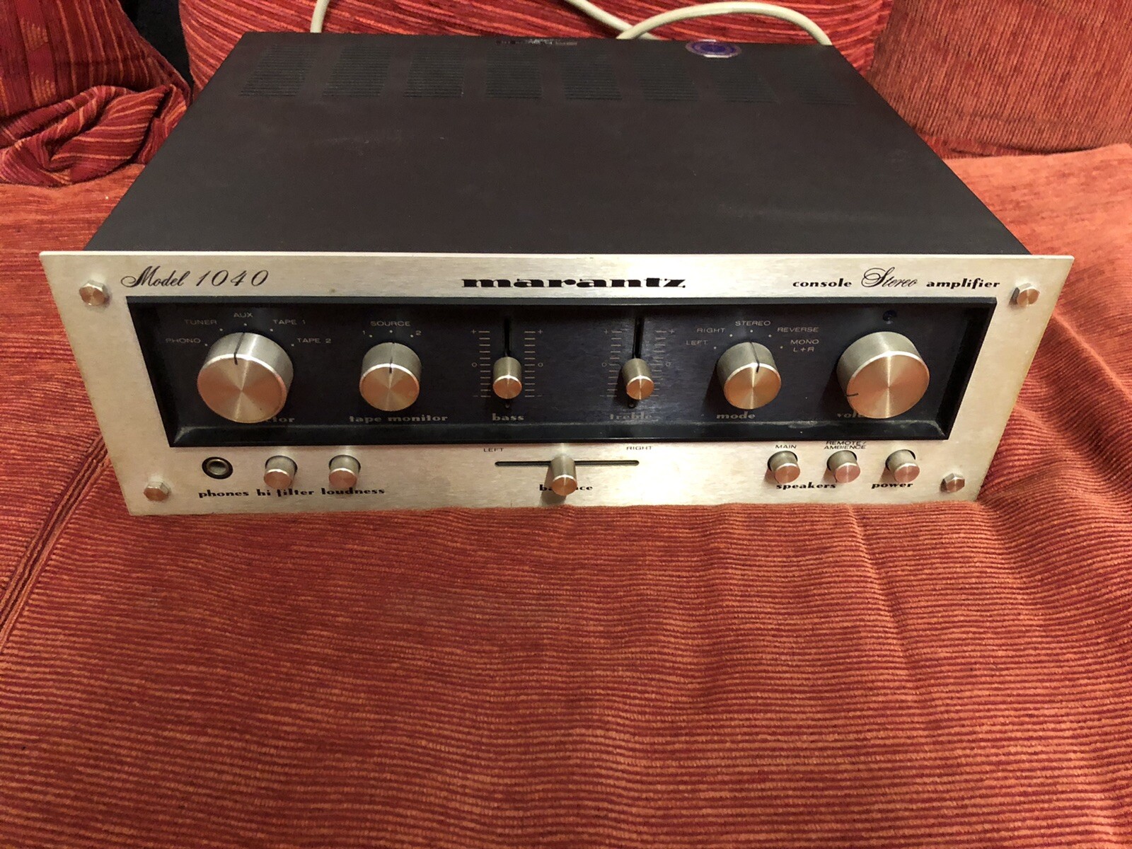 Vintage Marantz 250 STEREO POWER Amplifier Made In USA Rare Photo