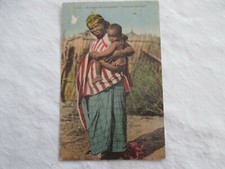 CPA SENEGAL DAKAR FRAU OUOLOF ALTE POSTKARTE GESCHRIEBEN 1935