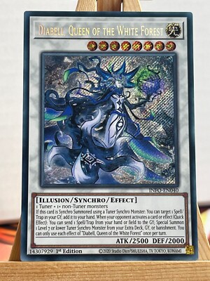 Diabell, Königin vom Weißen Wald INFO-EN040 Secret Rare Englisch NM YUGIOH