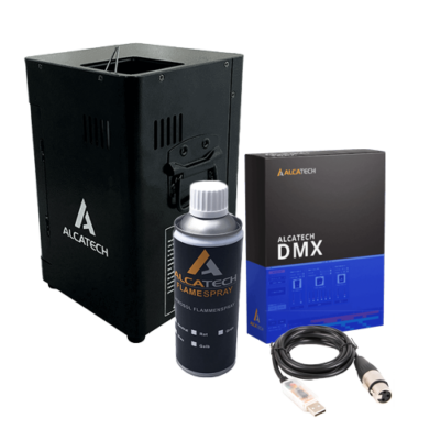 Alcatech Flammenprojektor Aerosol Fire Feuer Inklusive 1 Dose Und Dmx Software Ebay