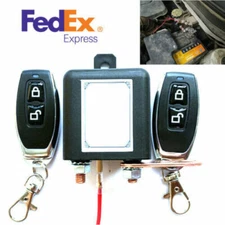 12V Car Battery Disconnect Isolator Master Switch Integrated Wireless Remote USA