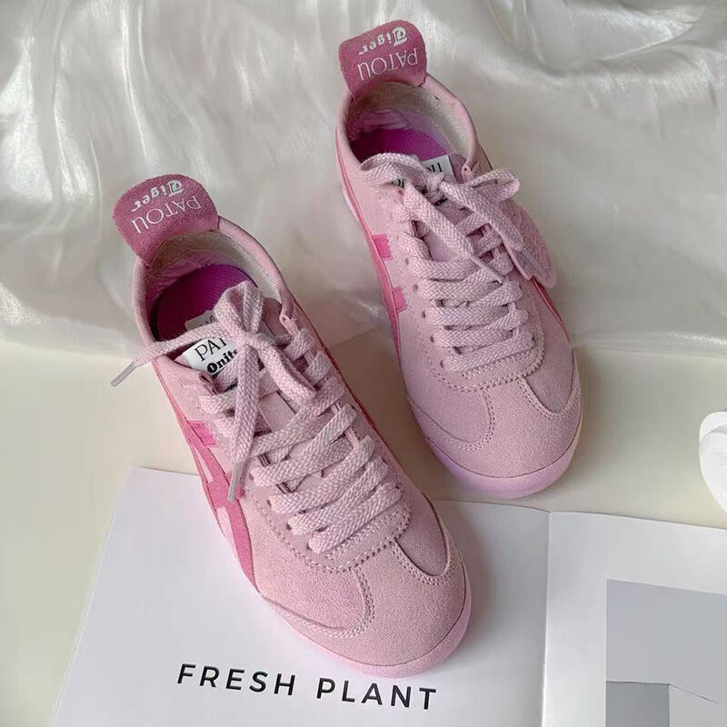 Patou × Onitsuka TigerMexico 66スニーカー23cm PATOU x Onitsuka Tiger Women's Mexico 66 Sneakers Candy