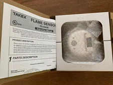 TAKEX FS-2000E / FS2000E FLAME DETECTOR SENSOR. FIRE ALARM DEVICE. TAKENAKA LTD