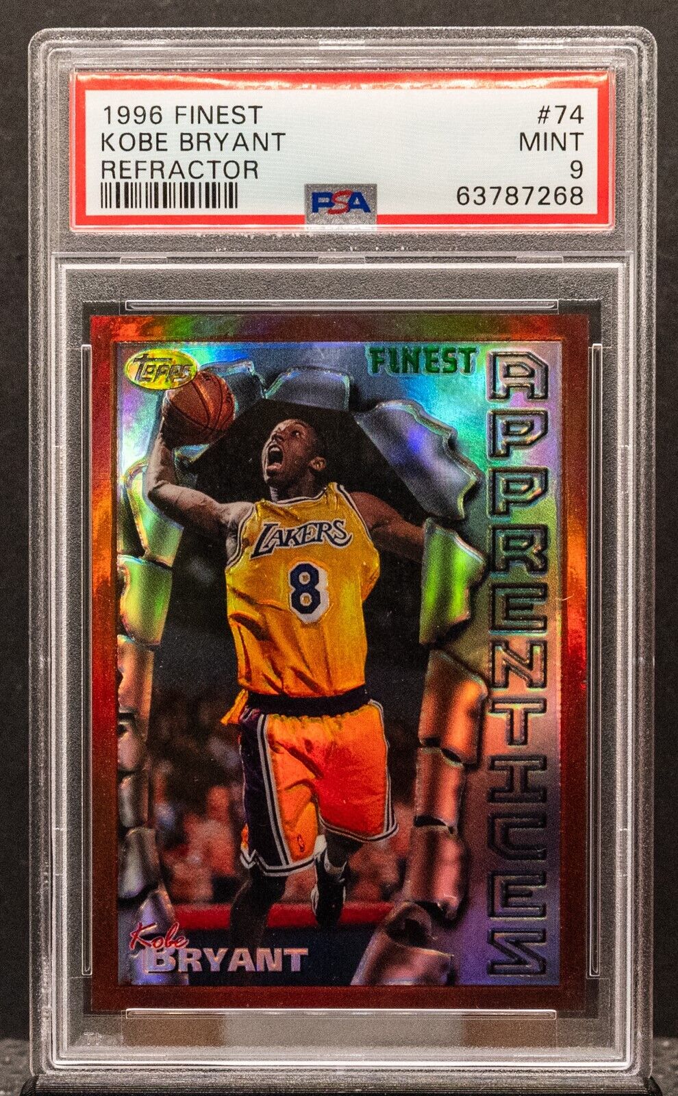 Kobe Bryant 1996 Topps Finest #74 Bronze - Refractor (No Kobe Bryant 1996 Topps Finest #74 Bronze - Refractor (No