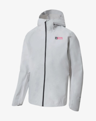 The North Face Herren bedruckte First Dawn verstaubare Jacke/Neu mit Etikett/TNF weiß