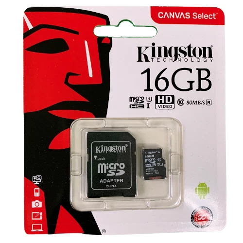 Kingston Technology 16 GB Micro SD Karte  80 MB/s  ++NEU + OVP ++