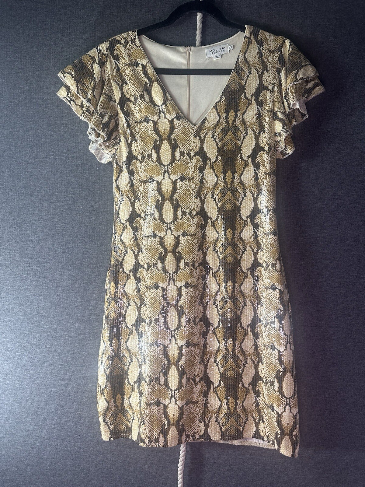 Whimsy Goth- Molly Bracken Snake Pattern Sequin D… - image 10