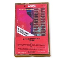 RARE OOP A Flock of Seagulls CASSETTE TAPE Listen 1983 Bonus Tracks - Arista