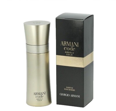 Giorgio Armani CODE ABSOLU GOLD Parfum Pour Homme 60 ml NEU OVP