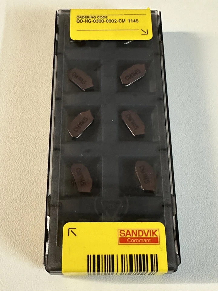 10 X Wendeschneidplatten Sandvik QD-NG-0300-0002-CM 1145