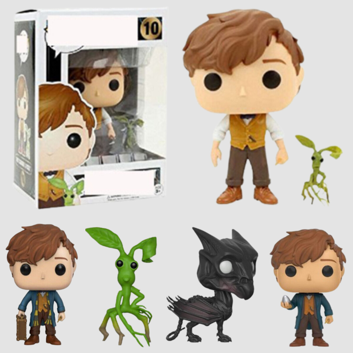 Fantastic Beasts Newt Scamander Tree Hugger Pot Night Kelpie Model