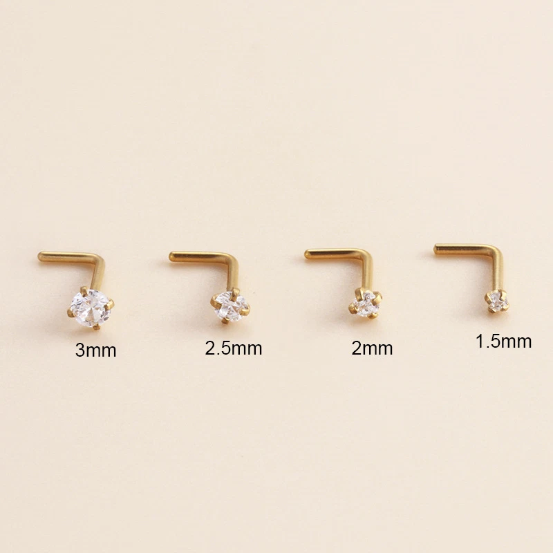 20 г бриллиант нос гвоздики, носовое кольцо, 1,5-3 мм бриллиант нос булавки, хирургическая сталь нос - Изображение 2 из 4