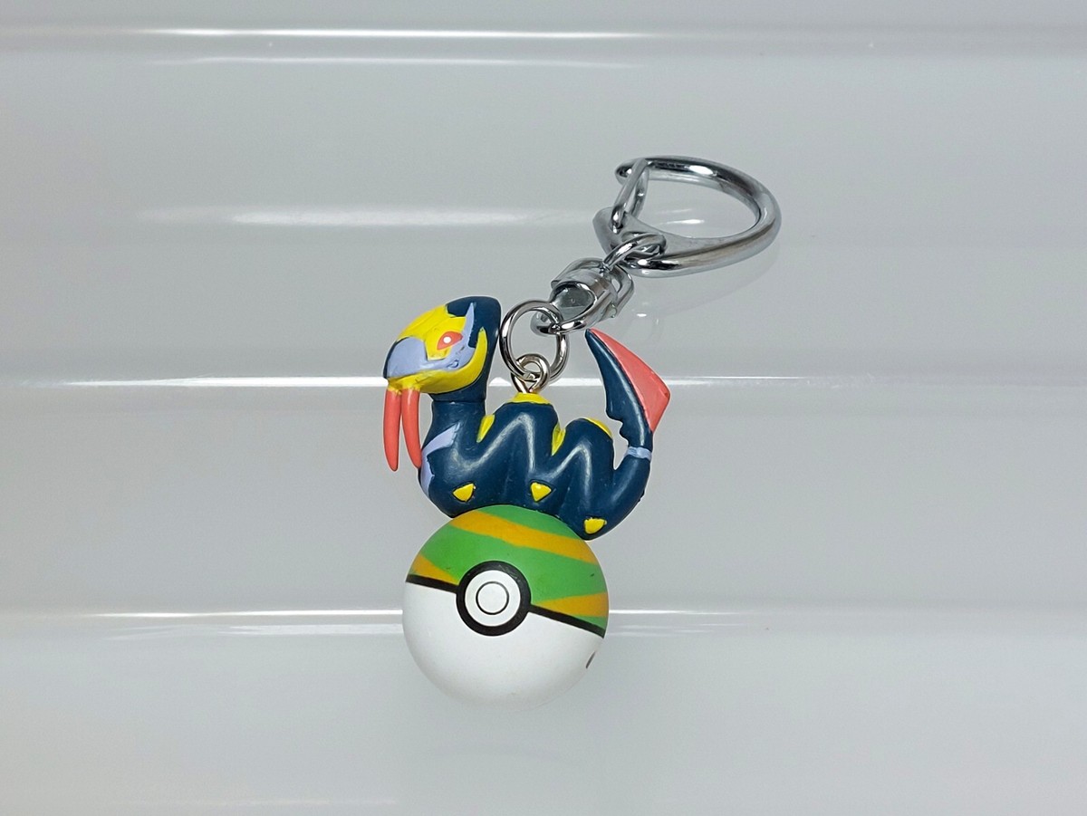 Seviper Habunake Pokemon Bell Keychain Figure Kyodo Toy Japan D03