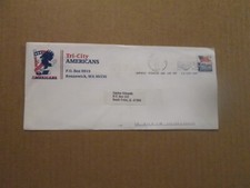 WHL Tri-City Americans Vintage Dated 1994 Team Logo Business Envelope