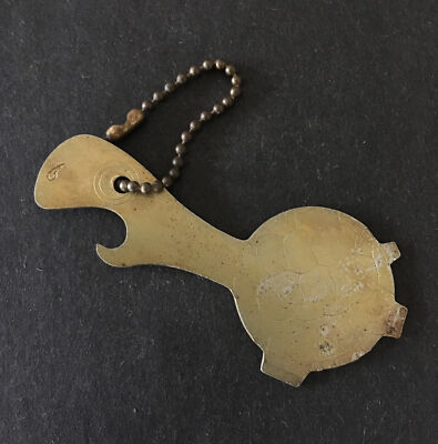 Vintage Keychain HOGAN S ALLEY Pocket Screwdriver Turtle Shaped Fob LEWTAN USA