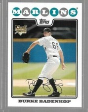 2008 Topps Update Burke Badenhop Rookie #UH165 Marlins