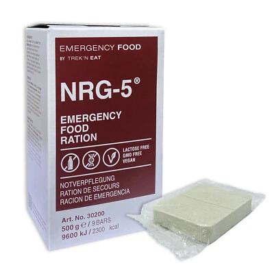 NRG-5 Notration Riegel Katadyn Notverpflegung Survival Blackout Langzeitnahrung