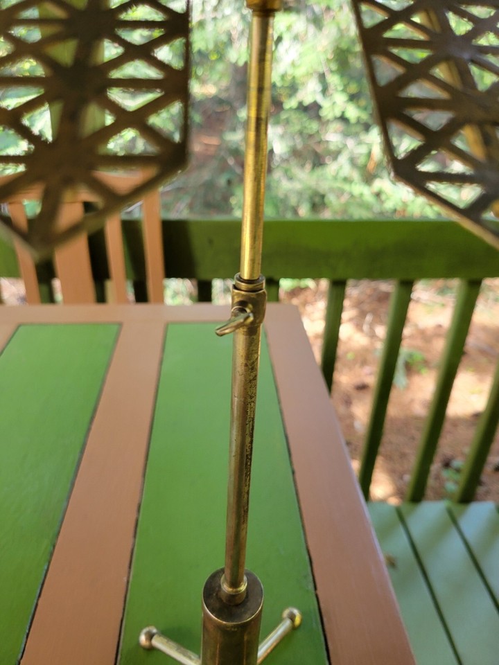 Vintage Shoe Display Stand Brass Color A Few AS IS Details Still Unique & Nice eBay