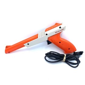 Official Orange Nintendo NES-005 Zapper Light Gun Controller Tested