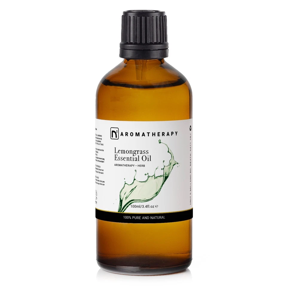 n2 Aromatherapy Lemongrass Essential Oil -100ml - Use in Aromatherapy, Diffusers