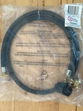 4ft Propane Tank Gauge - Propane Hose Adapter 1lb to 20lb Fitting BIS 804336