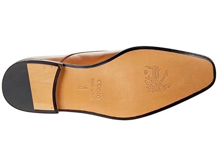 Zapatos Oxford Massimo Matteo Z4712* Para Hombre Marrón Italiano Puntera Talla 8 M Foto 3 de 4