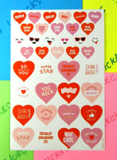 American Greetings Love Words Hearts Sticker ...