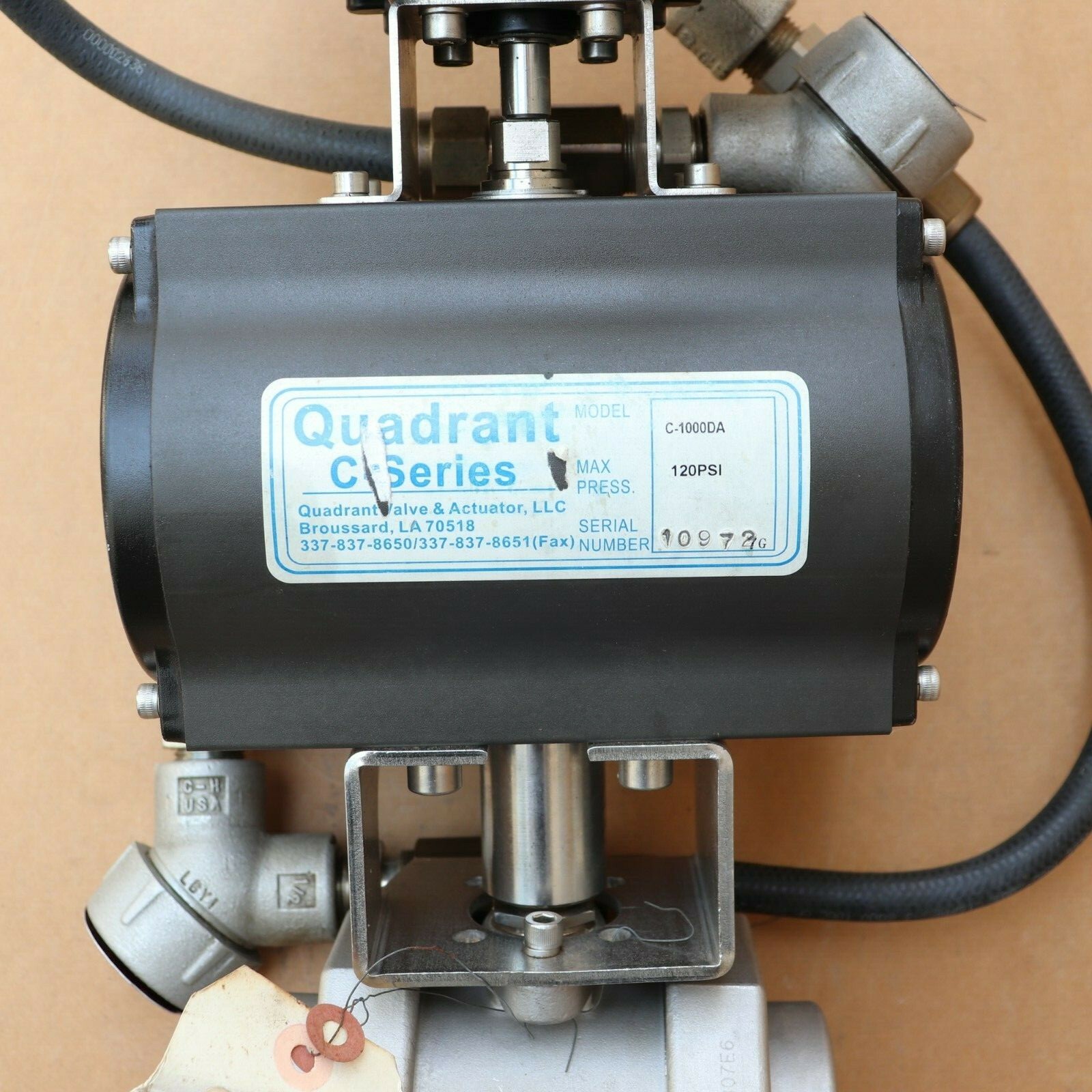 QUADRANT C SERIES C1000DA ACTUATOR BALL VALVE 2inch SOLDO VALVE TOP eBay