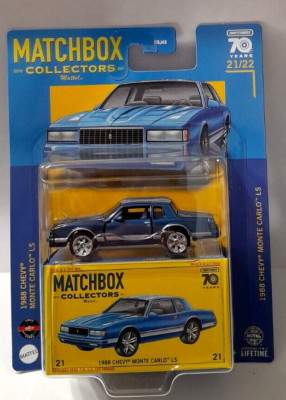 MATCHBOX COLLECTORS 1988 CHEVY MONTE CARLO LS 21/22 HLJ74