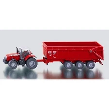 FARMER SIKU 1844 Massey Ferguson 8480 Tractor Krampe Trailer 1:87 Die-cast Model