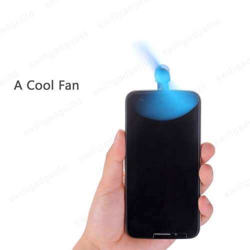USB-C Fan Mini Portable Cooling Mobile Phone USB Type C Fan for Samsung Google - Picture 4 of 12