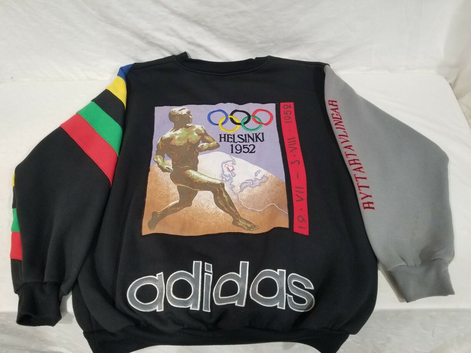 Adidas Vintage 80s Olympic Stockholm Helsinki Cre… - image 9