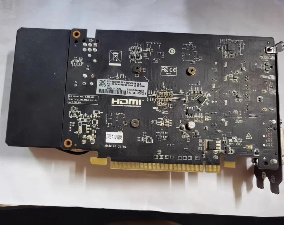 RX550 GDDR5 Video AMD Radeon Card Graphics HDMI PCI-E 4GB DisplayPort DVI XFX - Image 2 of 4