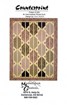 COUNTERPOINT Quilt Pattern / Mountainpeek Creations Finish in 2 Different Sizes