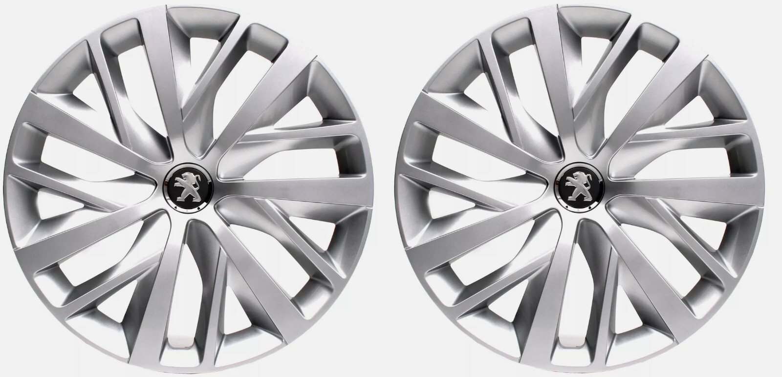 2 Enjoliveurs 16 Pouces Peugeot 508 II d'Origine Constructeur pour Modèles dès 2018