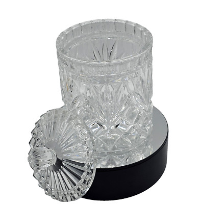 4'' Vintage Essex Cut Crystal Candy Biscuit Jar with Lid