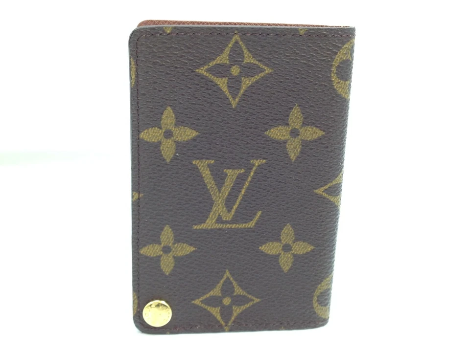 Auténtico estuche para tarjetas de plástico Louis Vuitton con monograma 7J190260g" Foto 2 de 4