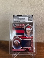 2021 Panini Donruss - Rookie Holiday Sweaters Duals Mac Jones, Rhamondre...