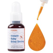 Instant Baby Brine Shrimp Fish Food - High Protein Fry Food for Betta, Guppy