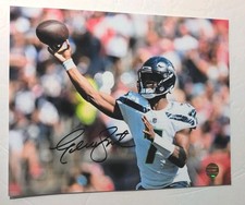 Geno Smith Auto Autograph 8.5x11 Signed Raiders
